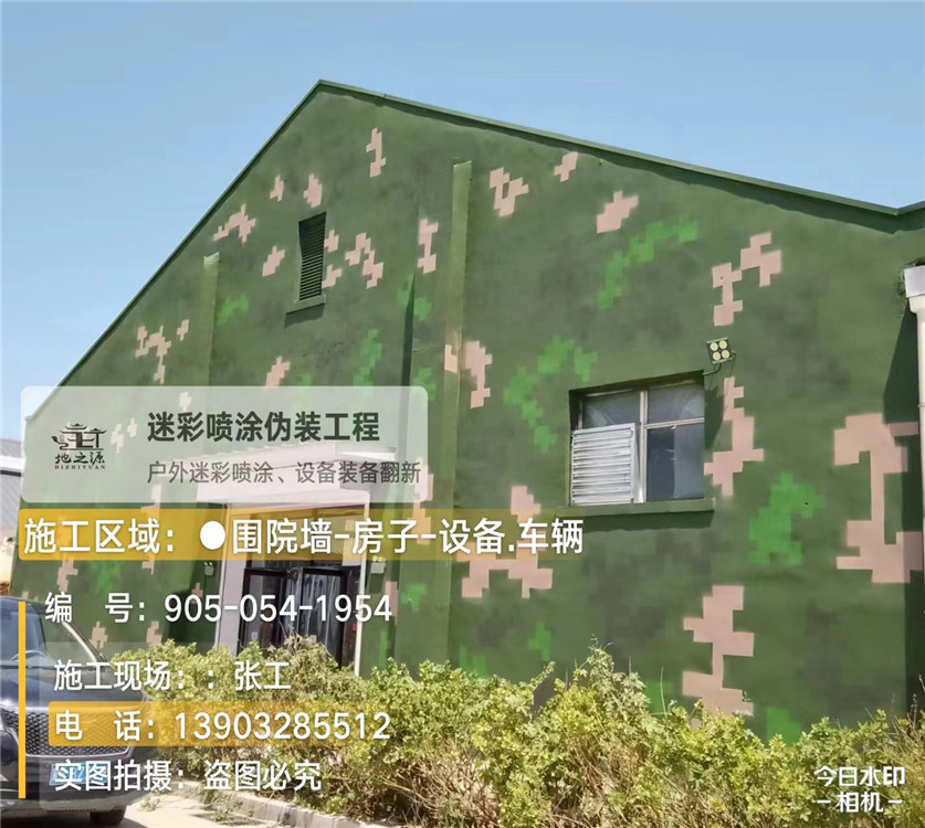 河东外墙数码迷彩漆施工报价清单（100㎡标准墙面测算）